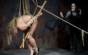 New BDSM Pictures Breast Bondage HogTied Slave Girls Porn Pictures XXX Photos Sex Images