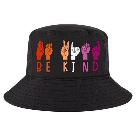 Lesbian Pride Flag Be Kind Sign Language Lgbt Lesbian Subtle Gift Cool Comfort Performance