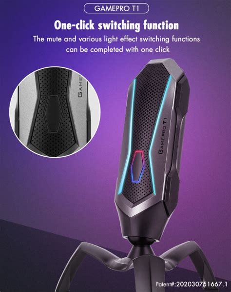 Buy Wholesale China Factory Design Usb Condenser Rgb Microphone With ...