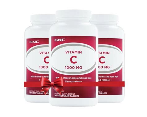 GNC VITAMIN C 1000 MG TR - 180 CAPSULES - Promo Pack