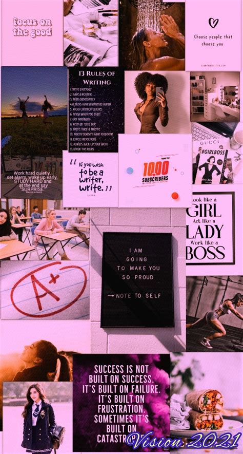Inspiring Study Motivation Vision Board