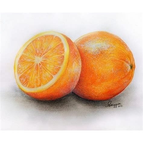 Orange Drawing Realistic
