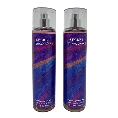 Secret Wonderland [2 Pack] Fine Fragrance Mist 8 Fluid Ounce Bath And