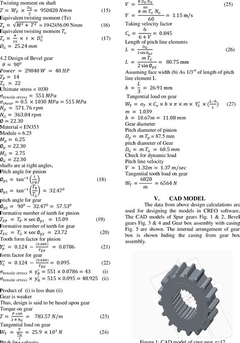 Figure From Design Optimization And Analysis Of A Gear Box Used In