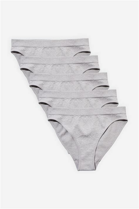 Multipack 5pk Seamfree High Cut Cheeky Bikini Brief