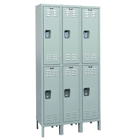 Double Tier Anti Bacterial Medical Lockers