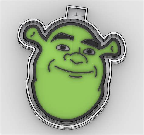 Stl File Shrek Freshie Mold Silicone Mold Box 📦 ・3d Print Design To