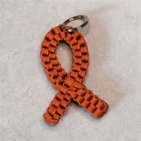 ADHD Awareness Ribbon Keychain • KnotSense