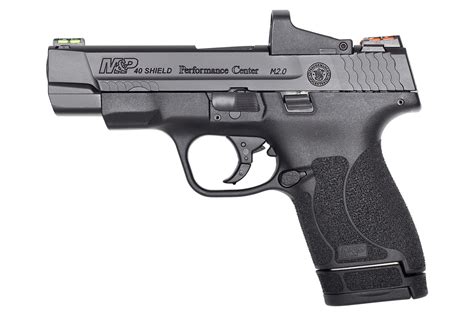 Smith & Wesson M&P40 Shield M2.0 Performance Center 40 S&W Optics Ready with 4-Inch Barrel and ...