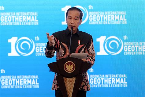 Presiden Jokowi Buka Iigce Dorong Pemanfaatan Potensi Panas Bumi