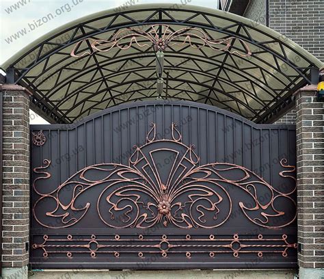 Кованые ворота и калитка. Киев. Кованые откатные ворота. Щаслива кузня ...