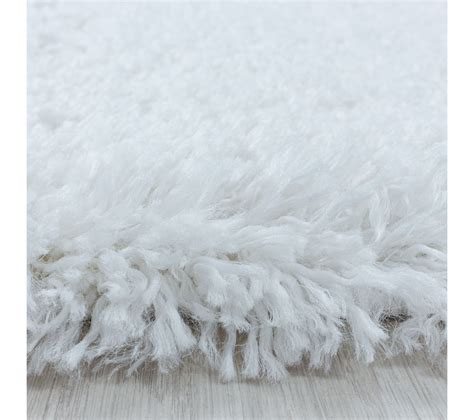 Moelleux Tapis Cosy à Poils Longs Blanc 200 X 290 Cm Tapis Salon