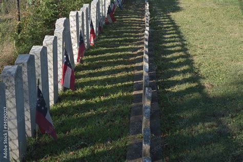 American Civil War Cemetery Stock Photo | Adobe Stock