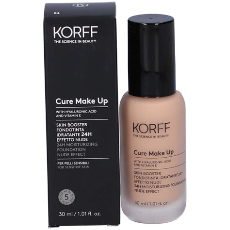 KORFF Skin Booster Fondotinta Idratante 24h Effetto Nude Colore 04 30