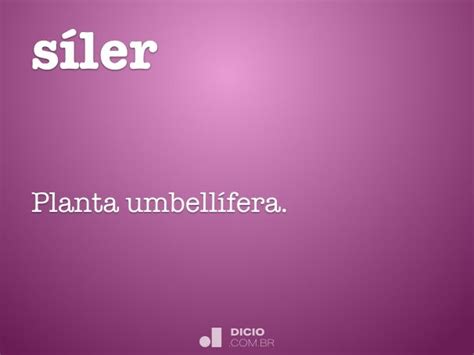 siler dicio dicionario  de portugues