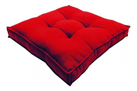 Almofada Futon Decora O X Cm Vermelho Parcelamento Sem Juros