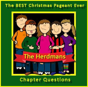 The Best Christmas Pageant Ever Comprehension Question Sets 100 All 7