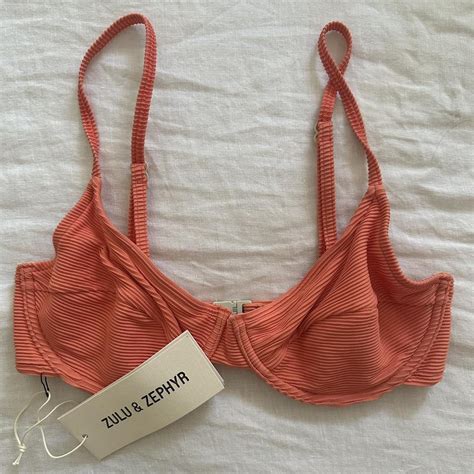 Zulu Zephyr Bikini Top Never Worn Size 8 Depop