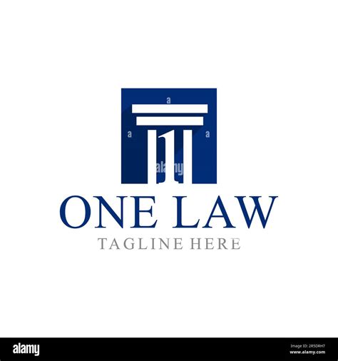 Law Legal Service Logo Template Design Creative Idea Stock Vector Image