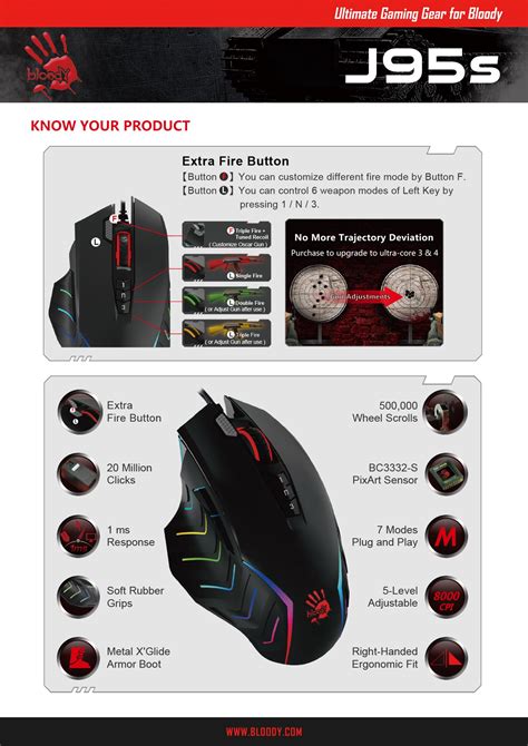 J95S RGB Gaming Mouse – Bloody Gaming