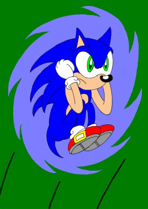 Sonic's Spin Dash by CaseyDecker on deviantART