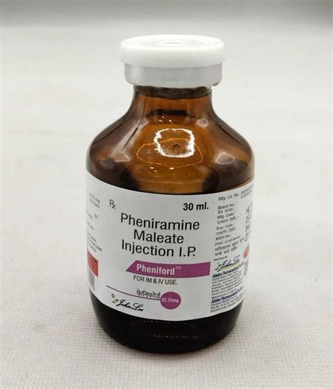 Pheniramine Maleate Injections 22 75 Mg ML At Rs 18 Vial In Thane