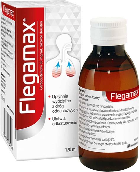 Flegamax Roztwór Doustny 50mg/ml 120ml - Opinie i ceny na Ceneo.pl