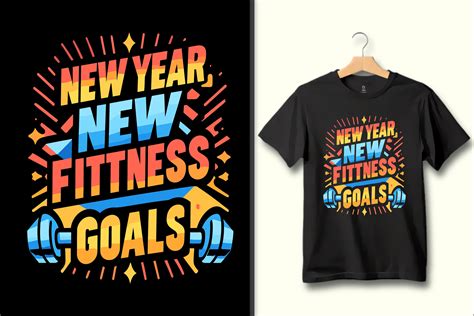 Fitness Goals New Year PNG Sublimation Graphic by Canvas Elegance