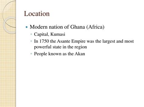 PPT - Asante Kingdom PowerPoint Presentation, free download - ID:2278665