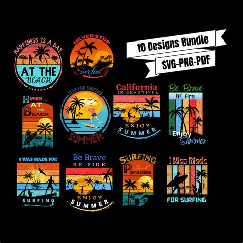 Creative Summer T Shirt Design Bundle Creative T Shirt Design Bundle 10 Summer T Shirt Bundle