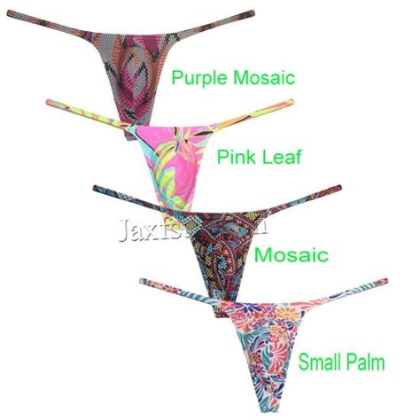 Men S Posing Slim Bikini Thong Underwear Tanga Hombre Minimal Coverage Swim G String Hipster