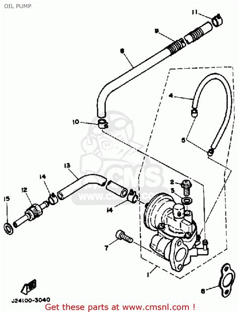 J241310100 Oil Pump Assy Yamaha Buy The J24 13101 00 At CMSNL