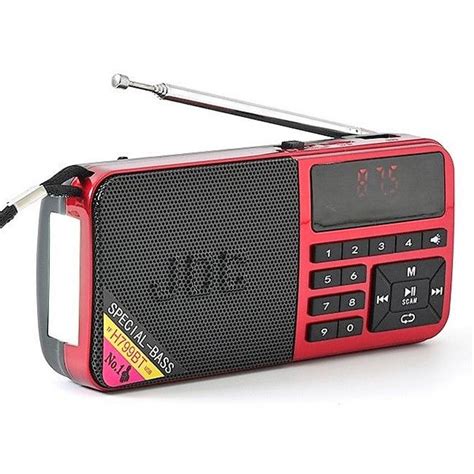 Радиоприёмник карманный, аккумуляторный (USB, TF, Bluetooth) с ...