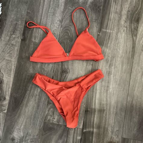 Rustic Orange Bikini Depop