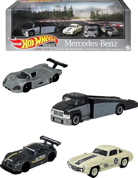 Hot Wheels Premium Collector Set Assortment Mercedes Benz 986H GMH39 Gray GMH39 986H Zakzuk Toys