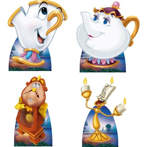 A Bela Ea Fera Personagens - DISPLAY MDF A BELA E A FERA PERSONAGENS 4 DE 20CM | Shopee Brasil