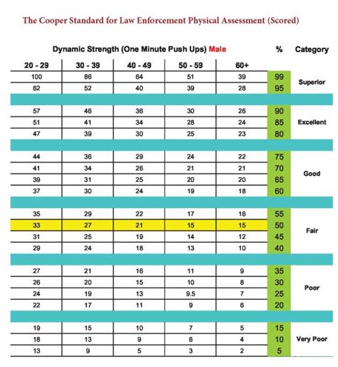 New York State Physical Fitness Test Standards