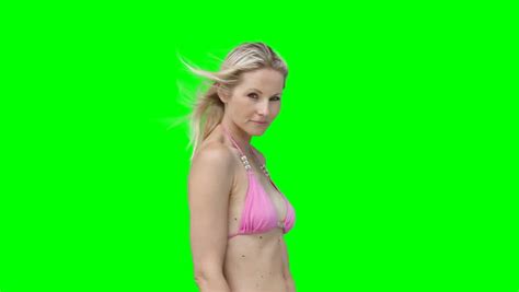 Sexy Nude Blond Woman Covering Breasts Stock Footage Video 2797855 Shutterstock