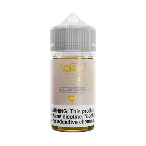 Líquido para Vape Naked Tabacco Euro Gold mg ml Paradise Vape