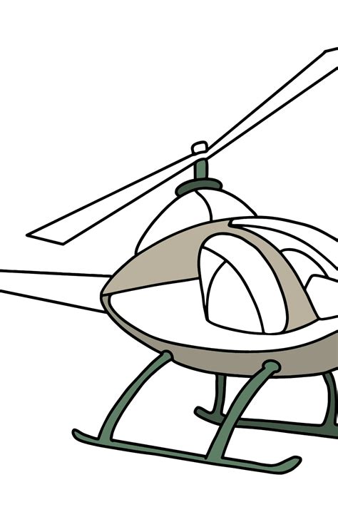 Раскраска красивый вертолет - Бесплатно онлайн или распечатать!