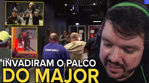 Gaules Mostrando Tudo Que Aconteceu A Invas O No Palco Do Major Da Pgl