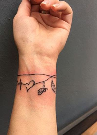 Cursive P Tattoo