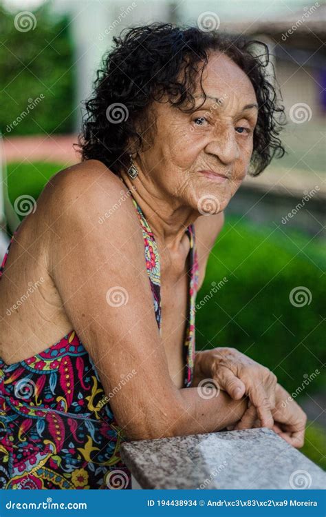 Portrait Mature Brazilian Woman Stock Photo Image Of People Adult 194438934
