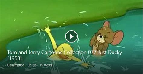 Watch Tom And Jerry Cartoons Collection 077 Just Ducky 1953 Video