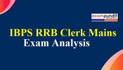 Ibps Rrb Clerk Mains Exam Analysis Office Assistant Review