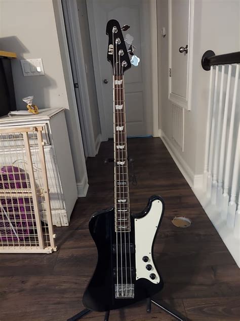 Esp Ltd Phoenix 204 Bass Black Reverb