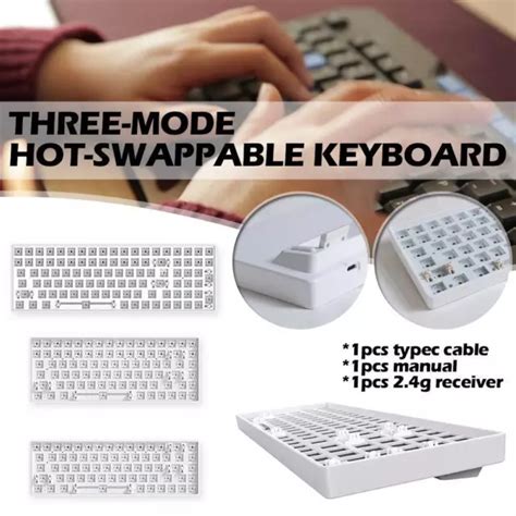 Diy Ciy Wired G Hot Swappable Mechanical Keyboard With Kit C Type Cable C Q