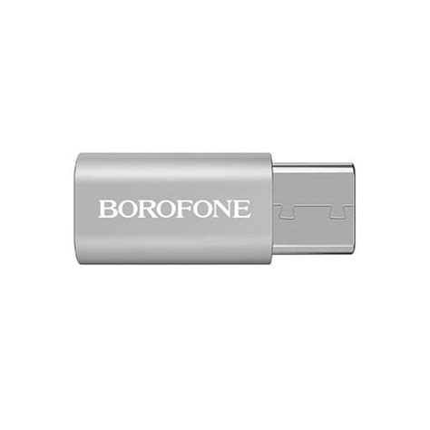 Купить Переходник для телефона с микро юсб на тайп си Borofone BV4 мини ...