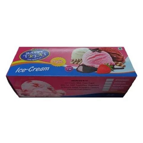 Strawberry Ice Cream 1000ML Brick Box At 110 Pack In Sonepur ID