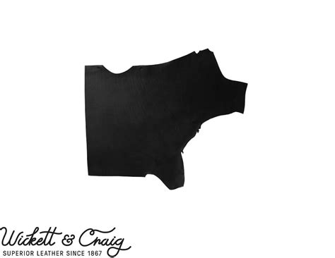 Wickett And Craig English Bridle Leather Shoulder Dark Brown Etsy